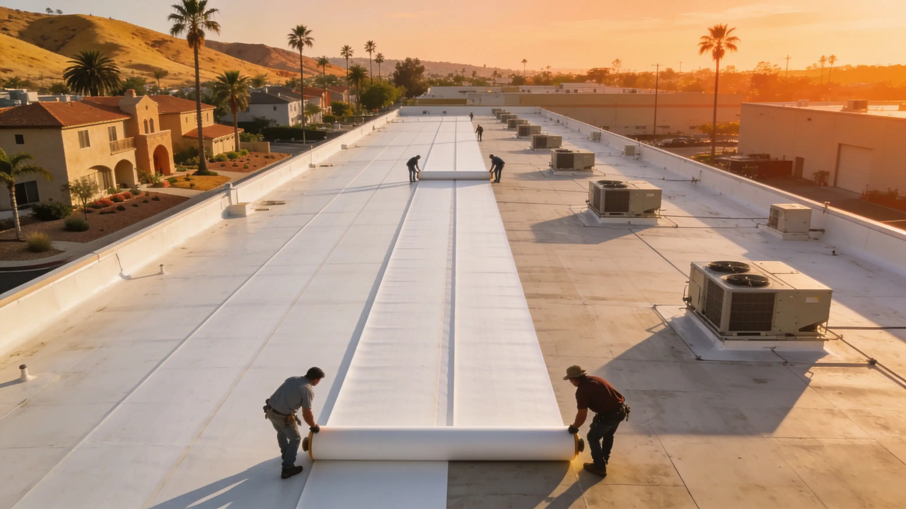 Commercial Roofing — Flat-roof systems for businesses big and small