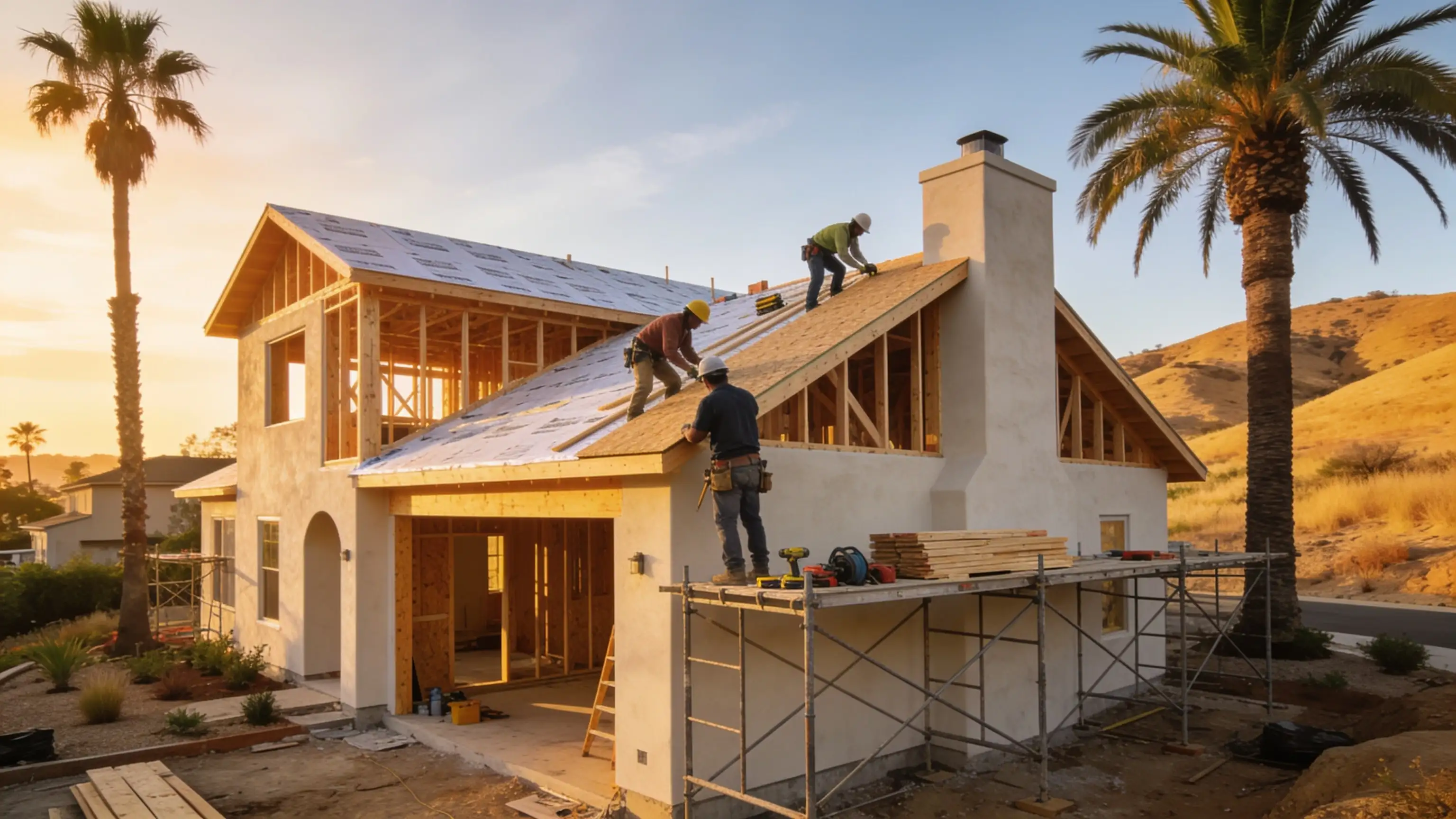 New Roof Installation — New construction and additions covered